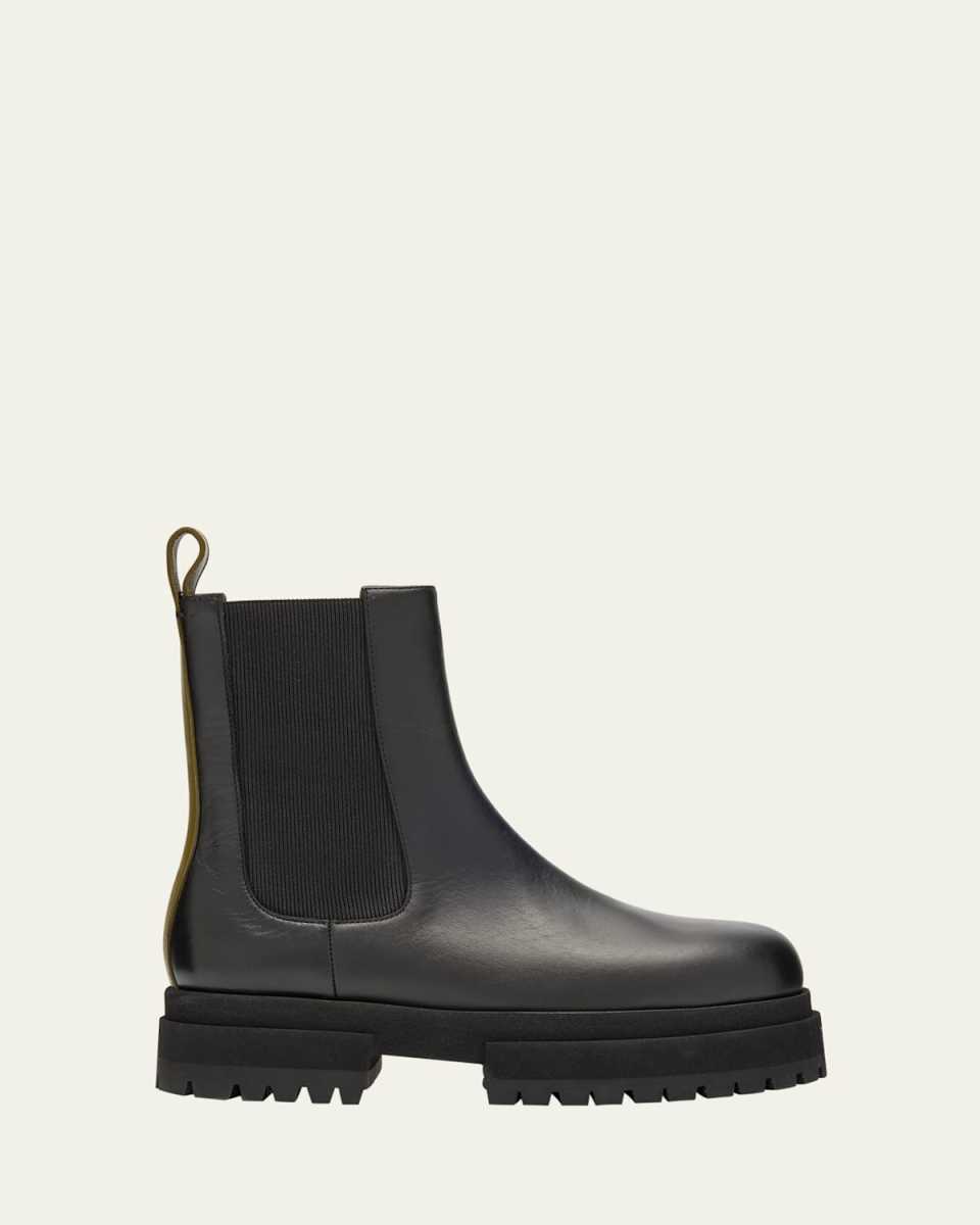 Acacia Leather Chelsea Boots